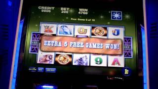 Buffalo Moon slot machine bonus win at Revel Casino