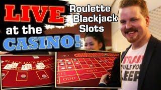 Roulette, Blackjack and Slots - LIVE LAND BASED CASINO | Vlog 32