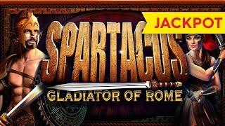 JACKPOT HANDPAY! Spartacus Slot - $20 Max Bet - HIGH LIMIT ACTION!