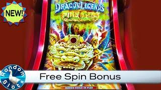 New⋆ Slots ⋆️Dragon Legends Fire Gem Slot Machine Free Spin Bonus
