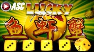 LUCKY YE HA HAI (FISH PRAWN CRAB) | GIVE ME THAT FISH!! BIG Win! Slot Machine Bonus (Ainsworth)