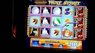 Wolf Spirit Slot Machine Bonus Win (queenslots)