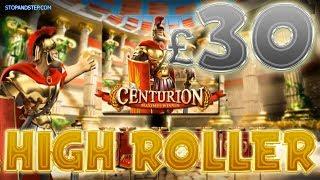 Centurion Slot Machine £30 High Roller Spins