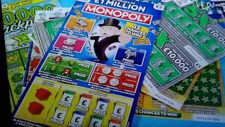 It's the Big £40.00 Sunday Scratchcard game..with New Monopoly..£20,000 Green..Lucky Stars..5x Cash.