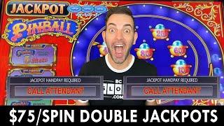 DOUBLE JACKPOT on $75/Spin Pinball ⋆ Slots ⋆ High Limit Slots at San Manuel