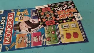 Big £40.00 Friday Scratchcard game...includes the NEW MONOPOLY Cards