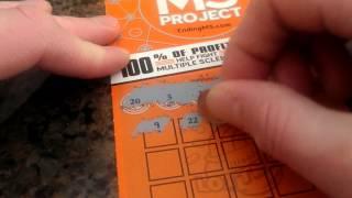 Free Shot To Win $1,000,000 This April, $250,000 MS Project Scratch Off Tickets