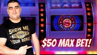 High Limit Top Dollar $50 Max Bet Bonus | High Limit QUICK HIT Slot Machine Bonus | SE-6 | EP-29