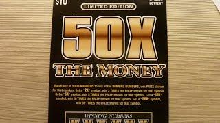 50X the Money -  Scratching off a $10 Illinois Instant Lottery Ticket