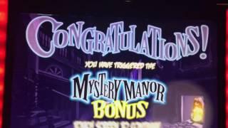 LIVE PLAY on Mystery Manor Video Keno Slot Machine with Bonus
