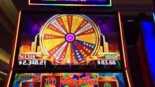 Super Wheel Spin Slot Machine - Nice Win with Progressive!