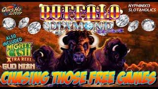 BUFFALO DIAMOND Slot Chasing the FREE GAMES Bonus