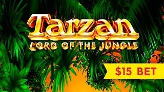 Tarzan Lord of the Jungle Slot - HIGH LIMIT BATTLE!