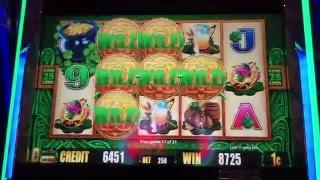 **BONUS** Wild Leprechauns at Bellagio - Slot Machine MAX BET!