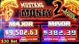 High Limit MUSTANG MONEY 2 Slot $30 Bet Bonus & Bonuses on High Limit Limit Konami Slot Machines