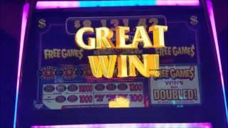 Triple Double Dollars Slot Machine Bonuses ans 7s Line Hit  •MAX BET  NICE WIN•