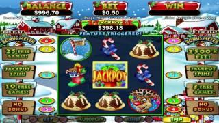 Santastic• slot game by RTG | Gameplay video by Slotozilla