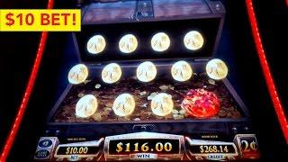 Game of Thrones Slot $10 Max Bet *BIG WIN SESSION* Mother of Dragons Bonus!