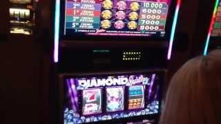 Live slot machine play $5 a pull Diamond Jubilee Las vegas