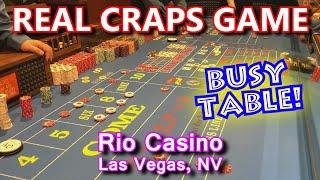 GUY COLORS-UP $2,500! - Live Craps Game #42 - Rio Casino, Las Vegas, NV - Inside the Casino