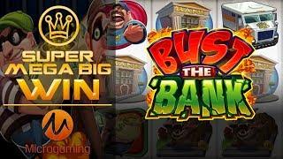 Super Big Win - Bonus in game slot Bust The Bank (Microgaming)