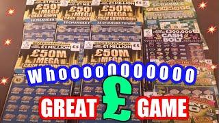 Wow!.★ Slots ★..What a game ★ Slots ★..£50M.Cash Showdown Scratchcards. SCRABBLE. CASH BOLT...INSTAN