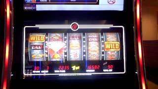 Midnight Diamonds slot bonus win at Valley Forge Resort and Casino