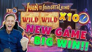 Ivan the Immortal King Big win - New game from Quickspin - free spins (Online Casino)