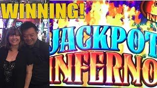 Jackpot Inferno Slot Machine-Winning With Rex