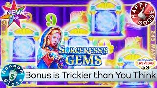 Wealth Rush Sorceress's Gems Slot Machine Nice Bonus