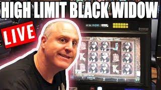 Late Night Live High Limit Black Widow Play with The Big Jackpot