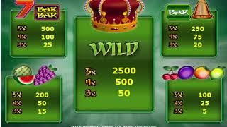 Kings Crown video slot - Review amatic online casino game