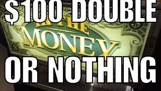 •In The Money Slot Machine•$100 Double or Nothing•Live Play/Slot Play•