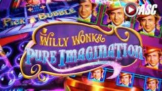 *NEW* PURE IMAGINATION Willy Wonka | WMS - Slot Machine Live Play&Bonus