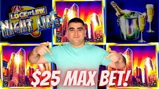 High Limit LOCK IT LINK Slot Machine $25 Max Bet Bonus | Live Slot Play At Casino | SE-6 | EP-21
