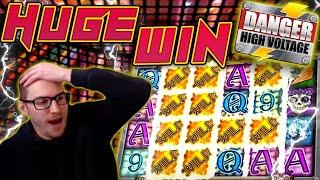 HUGE WIN on Danger High Voltage Slot - £20 Bet!