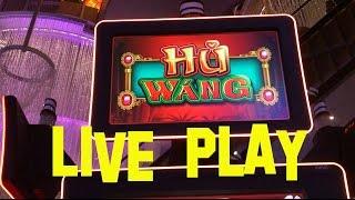 HU WANG Live Play at Max Bet $3.00 BALLY Slot Machine at The Cosmopolitan in Las Vegas, NV.