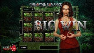 BIG WIN on Immortal Romance Slot (Microgaming) - Sarah Free Spins - 3€ BET!