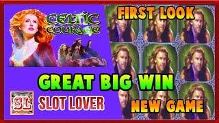 First Look on the New Game * Celtic Courage * with Big Win at Max Bet  ** SLOT LOVER **