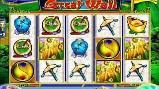 GREAT WALL Video Slot Casino Game with an "EPIC WIN" FREE SPIN BONUS