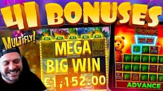 EPIC BONUS HUNT RESULTS!! 41 Slot Bonuses!