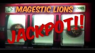 Majestic Lions $1 slot ***LIVE JACKPOT****MGM GRAND Las Vegas