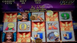 Fire Light Slot Machine Bonus - 5 BONUS SYMBOLS TRIGGER - 12 Free Games, Nice Win