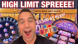 $3500 High Limit Friday!  • | $100 Wheel Spin | $25 Pinball Handpay!! | $25 Top Dollar!! • • •