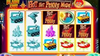 HOT HOT PENNY PLANET LOOT Video Slot Casino Game with an "EPIC WIN" FREE SPIN BONUS