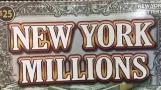 Darn New York Millions Lottery scratch off ticket