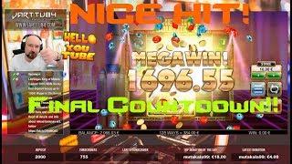 New Slot!! Mega Big Line Hit Win From The Final Countdown!!