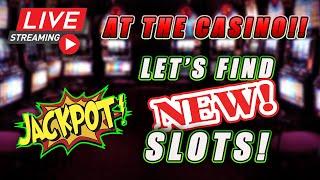 • LIVE AT THE CASINO • LET'S PLAY SOME NEW SLOTS!