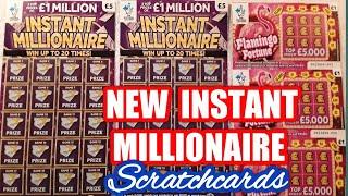 NEW Scratchcards..INSTANT MILLIONAIRE..FLAMINGO..Wonderland..B-Lucky..