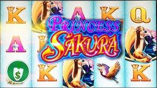 Princess Sakura slot machine, 2 sessions
